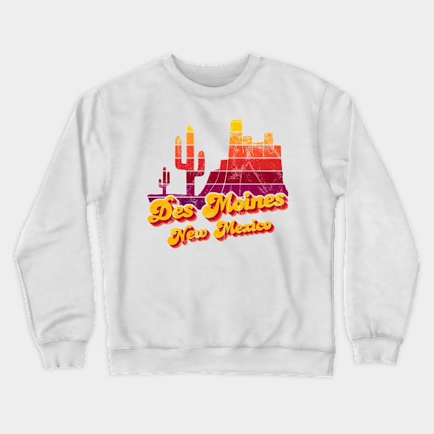 Des Moines New Mexico Crewneck Sweatshirt by Jennifer